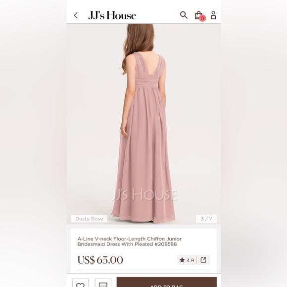 Junior bridesmaid dress - Picture 9 of 9